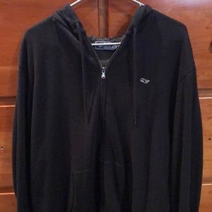 Black vineyard vines hoodie.